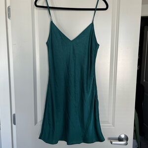 Aritzia Teal Mini Dress